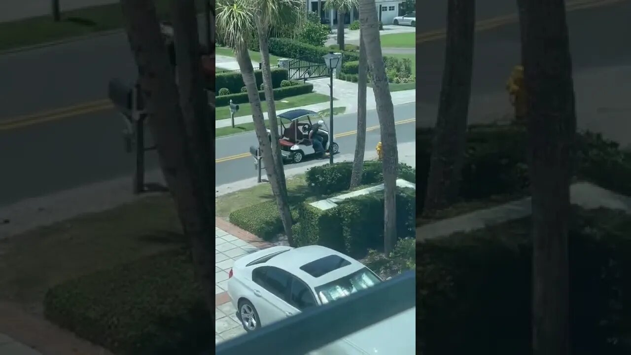 Epic Golf Cart Fail! 😢 Push it, Push it real good!! 🤣🤣🤣 #shorts