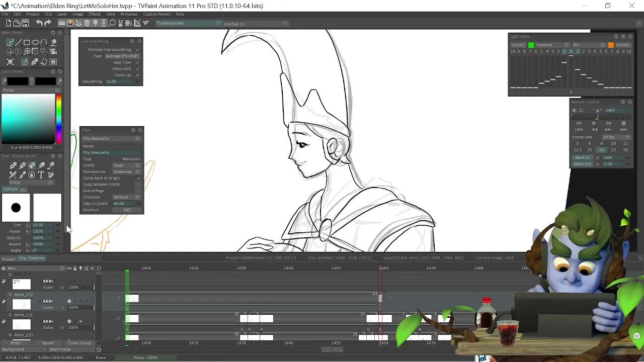 Animation Live Stream