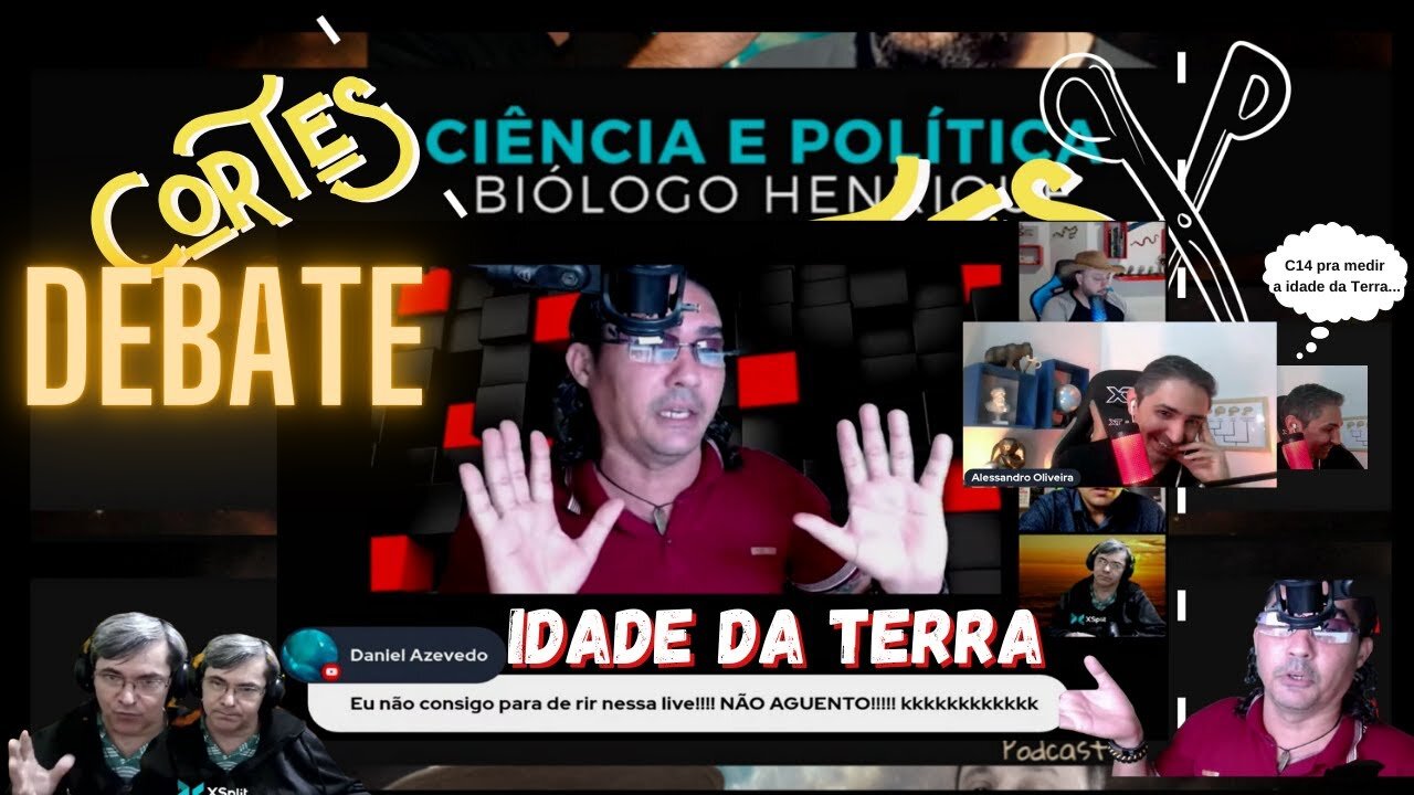 DEBATE - Idade da Terra - Biól. Henrique e Alessandro x Juca e Milton | Ciência x TP #7