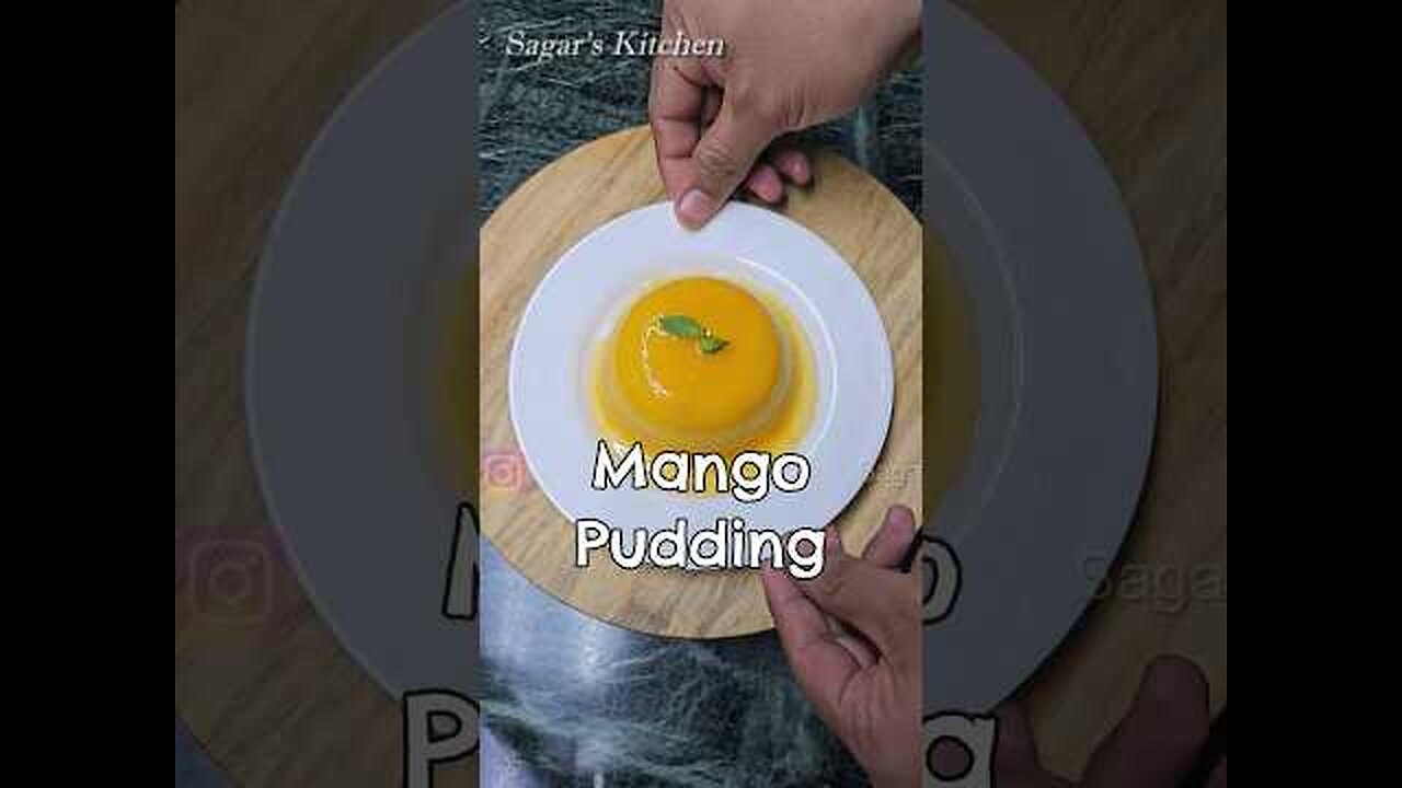 Mango Pudding Tried with Caramel but Failed