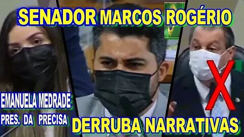 O SENADOR MARCOS ROGÉRIO DERRUBOU A CPI DO CIRCO.