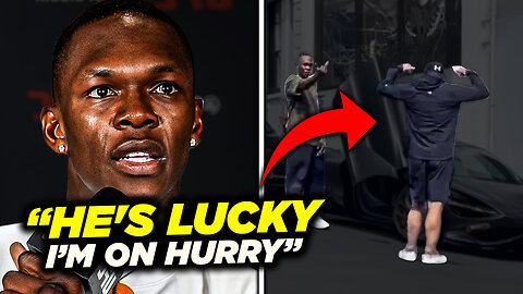 HEATED! Israel Adesanya Gets In A Road Rage Incident