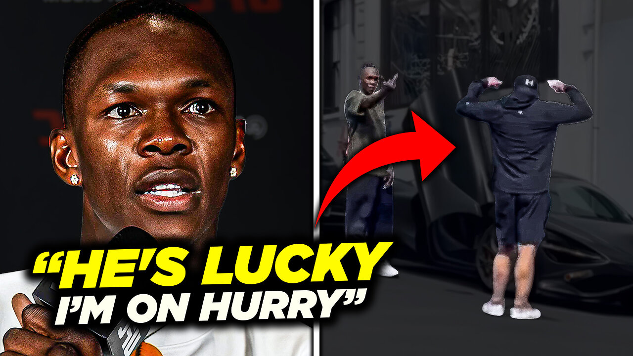 HEATED! Israel Adesanya Gets In A Road Rage Incident