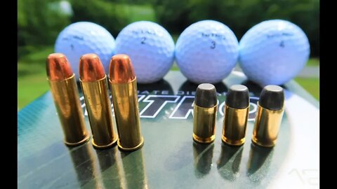 .38 vs .380 - Shooting Golf Balls!!!