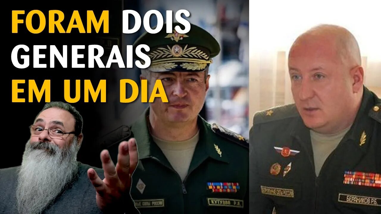 ZELENSKY na LINHA DE FRENTE, mas é a RÚSSIA que perde DOIS GENERAIS IMPORTANTES no mesmo dia