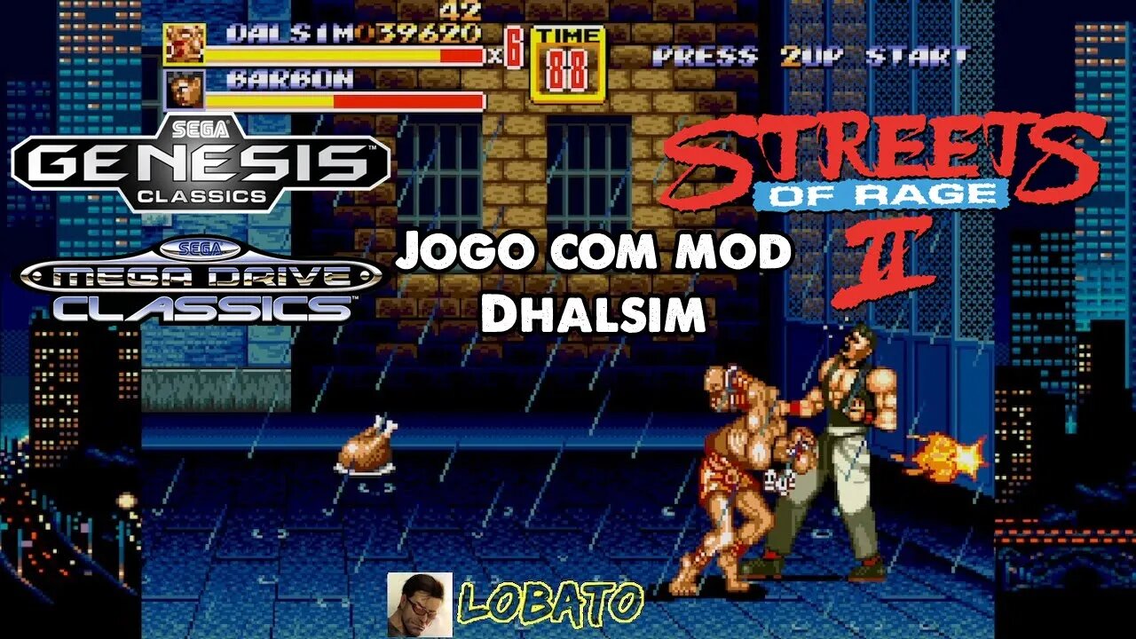 Streets of Rage II (com mod) - Dhalsim