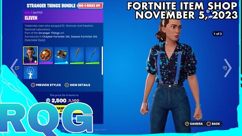 "NEW" ELEVEN BUNDLE IS HERE! FORTNITE ITEM SHOP (November 5, 2023)
