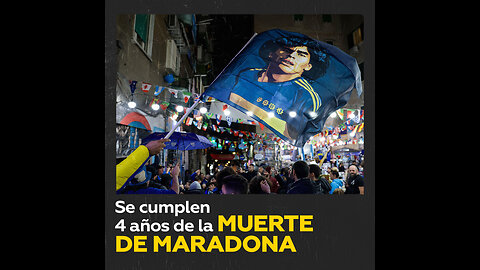Hinchas y activistas se manifiestan y exigen justicia para Maradona