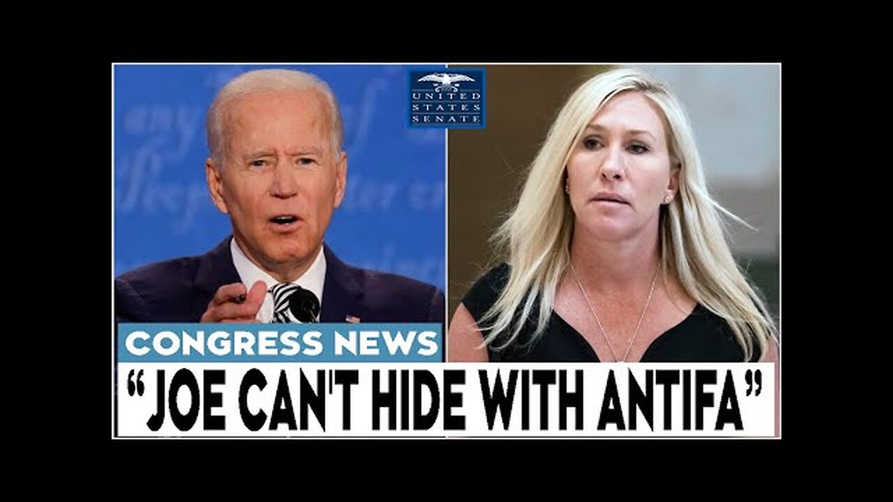 Greene Blasts Biden over 'A.NTIFA' r.iot...shows proof to SCOTUS