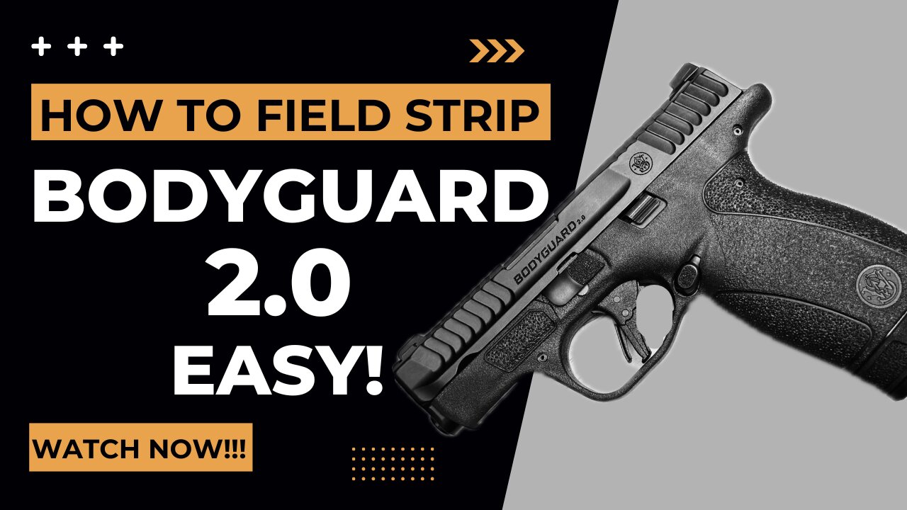 How to Disassemble and Reassemble Smith & Wesson Bodyguard 2.0 (Field Strip)