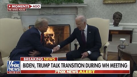 Biden congratulates Trump during historic Oval Office meeting (November 13, 2024)