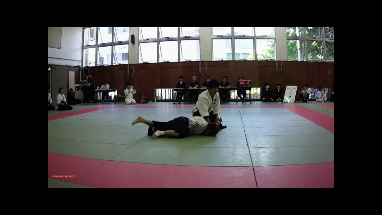2019/6/16 第51回東日本学生合気道競技大会 演武競技 対武器 第２演武 成城大学A
