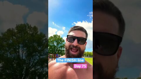 I beat the 75 hard challenge | day 75 of #75hard #shorts