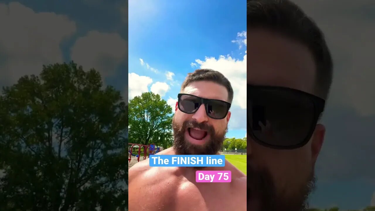 I beat the 75 hard challenge | day 75 of #75hard #shorts