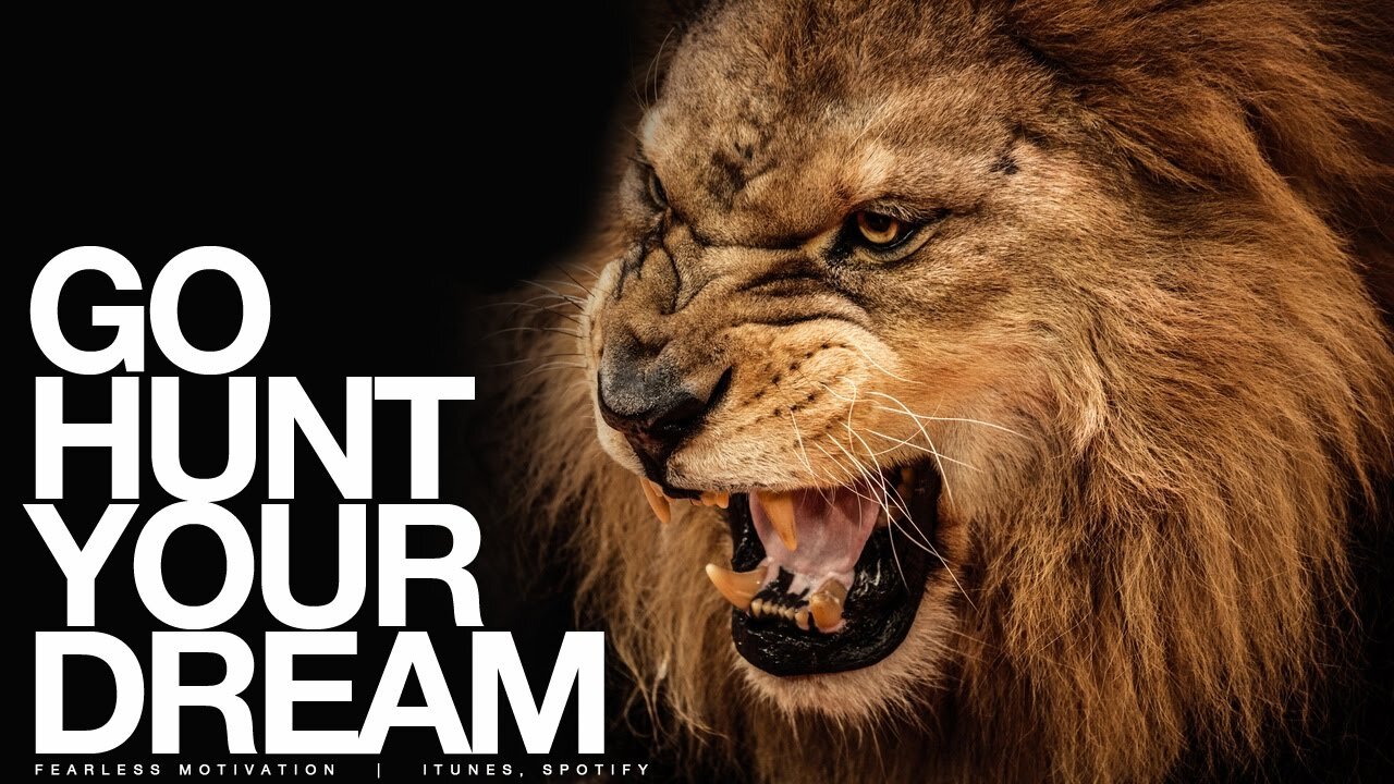 Go HUNT your DREAMS Best Motivational Speech