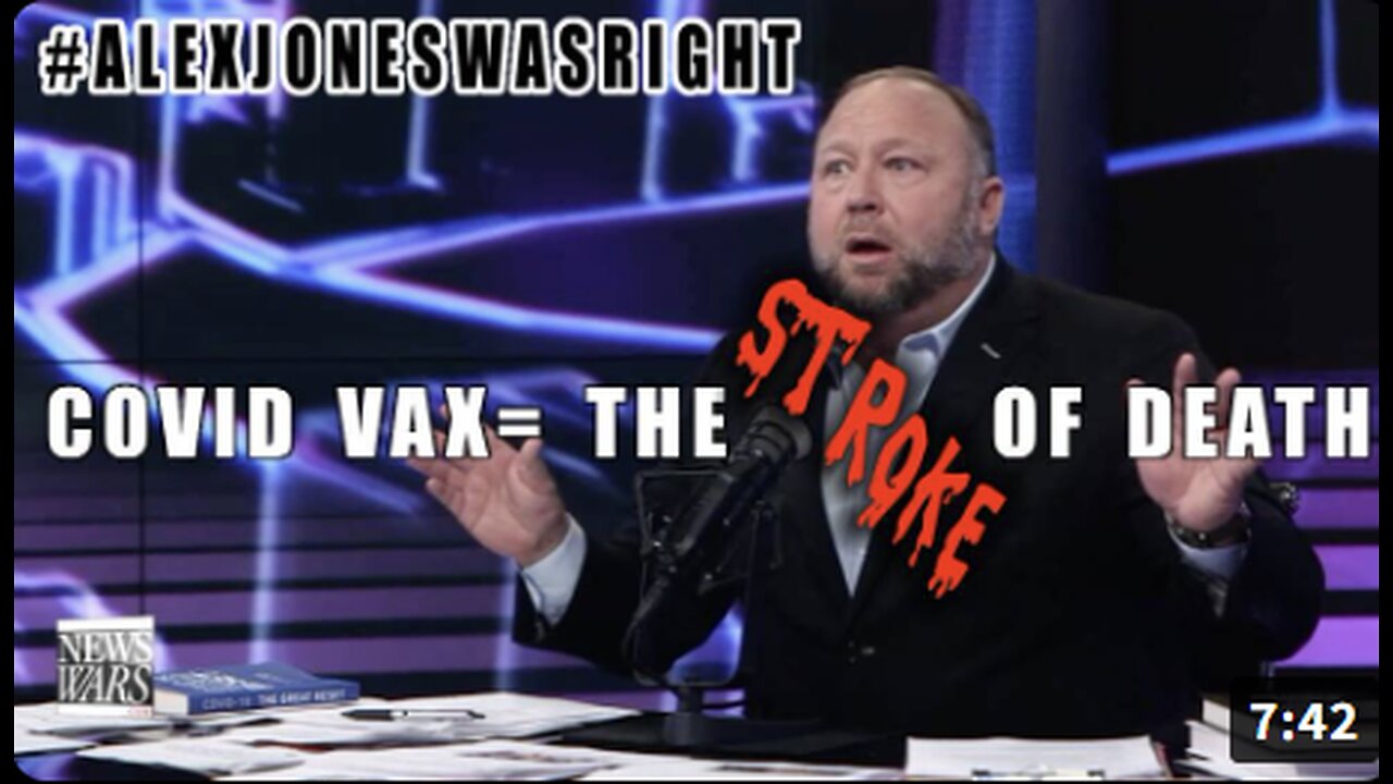 Nearly 2 Years Ago Alex Jones Warned Covid Shot Will Cause Strokes