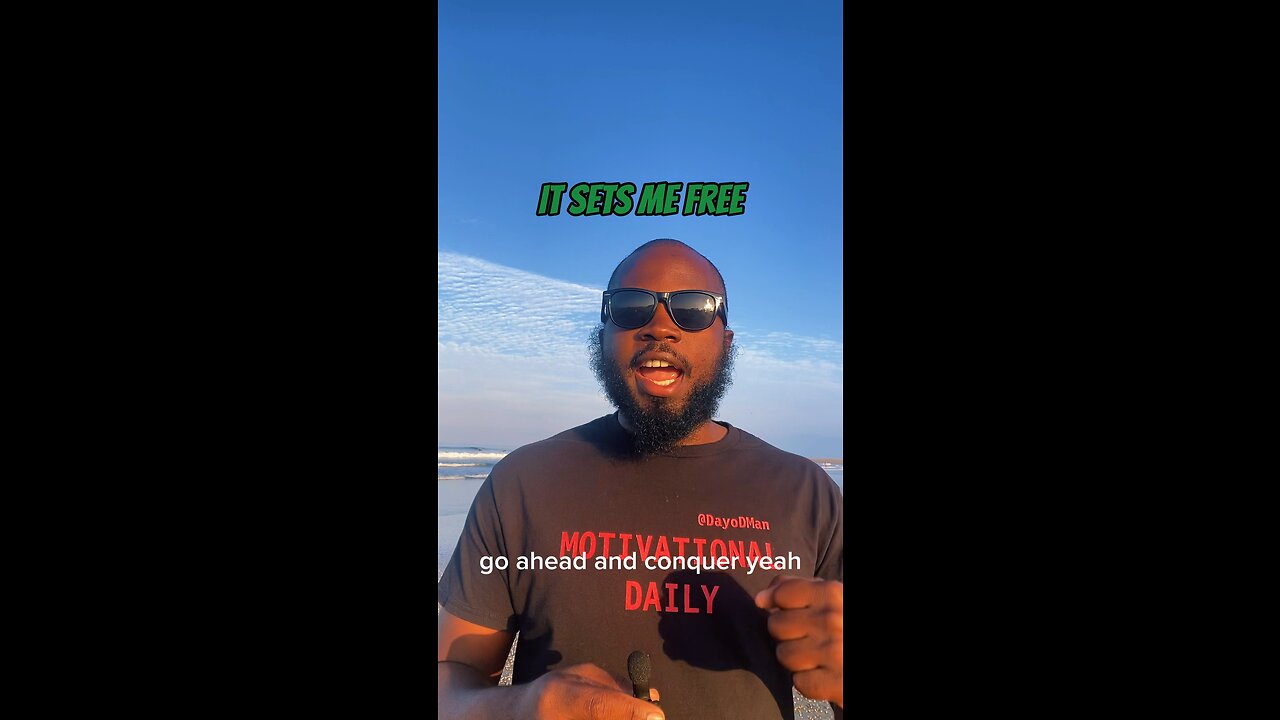 It Sets Me Free #dayodman #motivation #continues #freedom #eeyayyahh