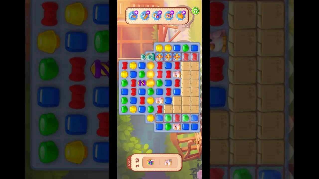 Shorts Playrix Homescapes Gameplay Walkthrough Level 13607-010