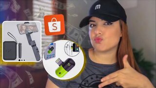 COMPRINHAS ALIEXPRESS e SHOPEE *melhorias para meu canal * TESTEI TUDO