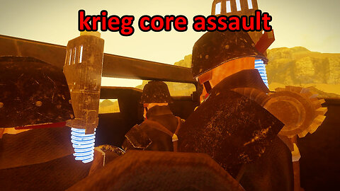 ARMA 3 | 40K op, core krieg assault |7 1 23 |with Badger squad| VOD|