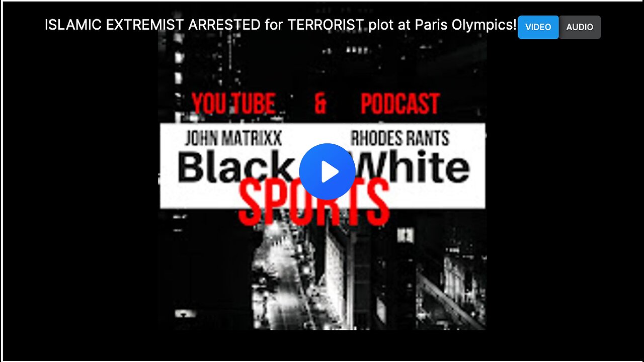 A terror plot at the Paris Olympics