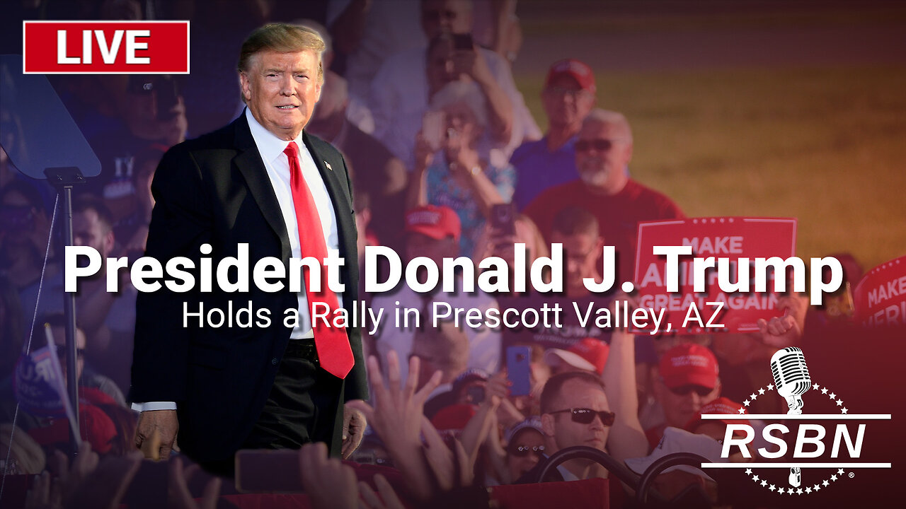 LIVE REPLAY: President Trump Holds a Rally in Prescott Valley, AZ - 10/13/24