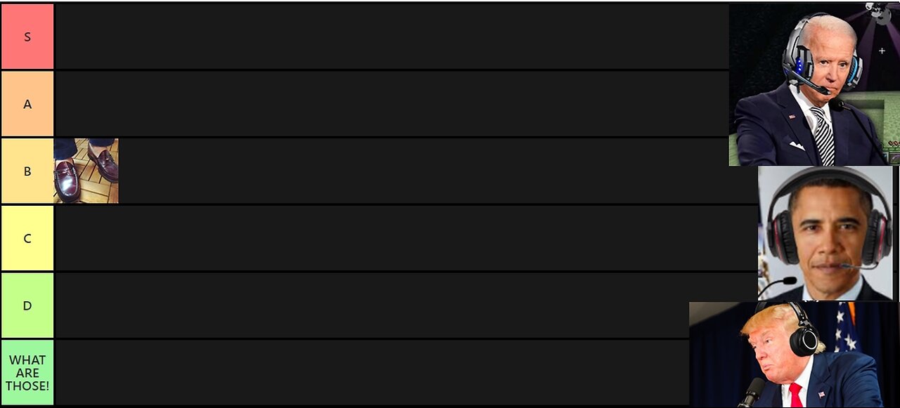 Presidents Make a Footwear Tier List