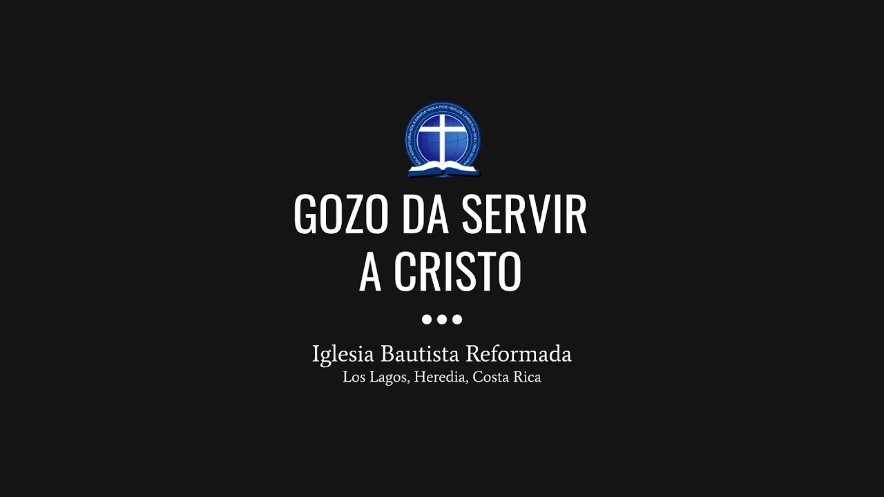 Gozo da servir a Cristo
