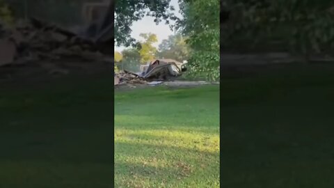 Took Petty To Another Level: Dude Demolished The House After His Ex-Wife Got It In A Divorce!