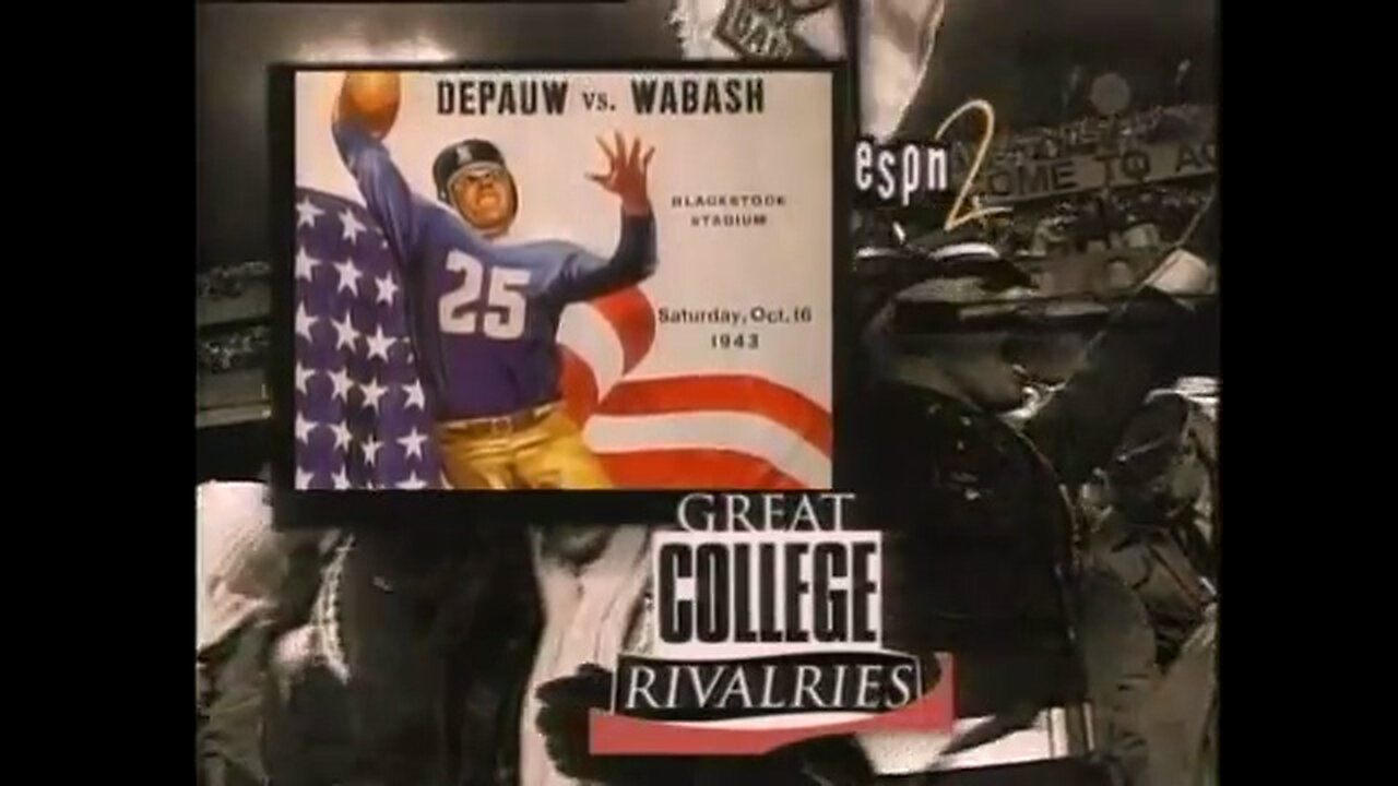 November 12, 1994 - College Football : DePauw at Wabash for the Monon Bell (Full Game)