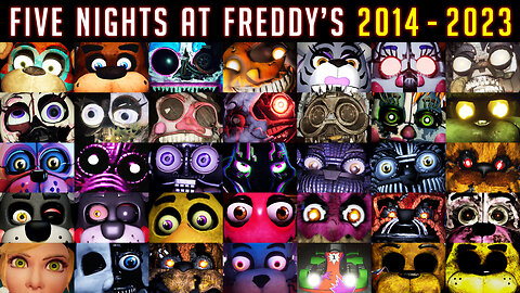All FNAF JUMPSCARES 2014-2023 in 10 Minutes! FNAF 1, 2, 3, 4, SL, 6, UCN, HW, CoD, SD, SB, RUIN, HW2