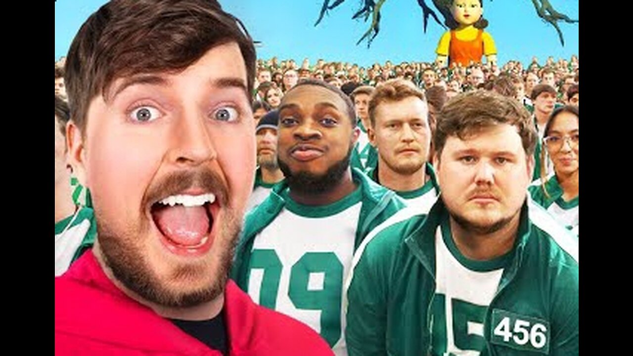 $456000 squid game in real life || Mr Beast