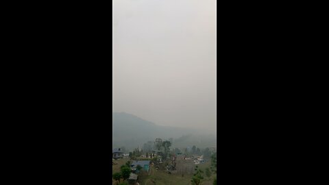 This is how the sky look likes ( second most polluted country in the world Nepal)