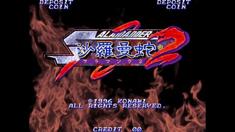 Salamander 2 Arcade Game, Konami 1996, playthrough