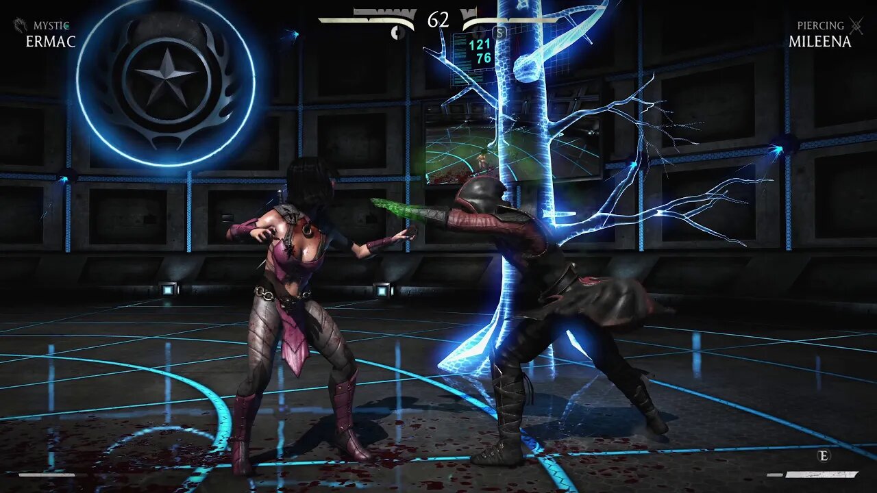 Mortal Kombat X: Ermac (Mystic) vs Mileena (Piercing) - 1440p No Commentary