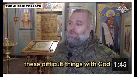 🇷🇺 Russian fighter with the call sign "Beard" shares how faith helps him