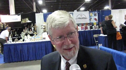 Voice of the authors John Desjarlais at the Catholic Marketing Trade Show