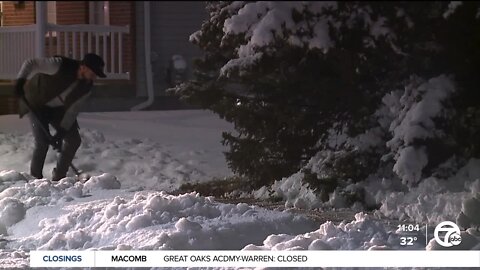 'It's not about the money': Volunteer snow removal team shovels for Detroit seniors