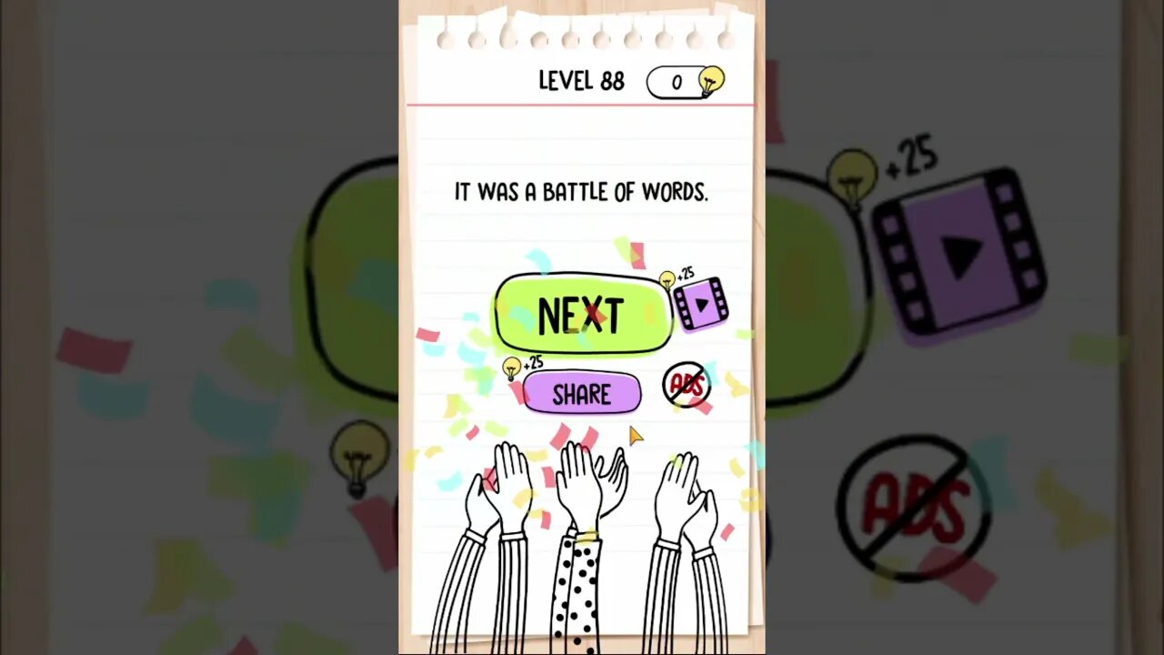 Brain Test Tricky Puzzles Level 88 Who wins the battle?