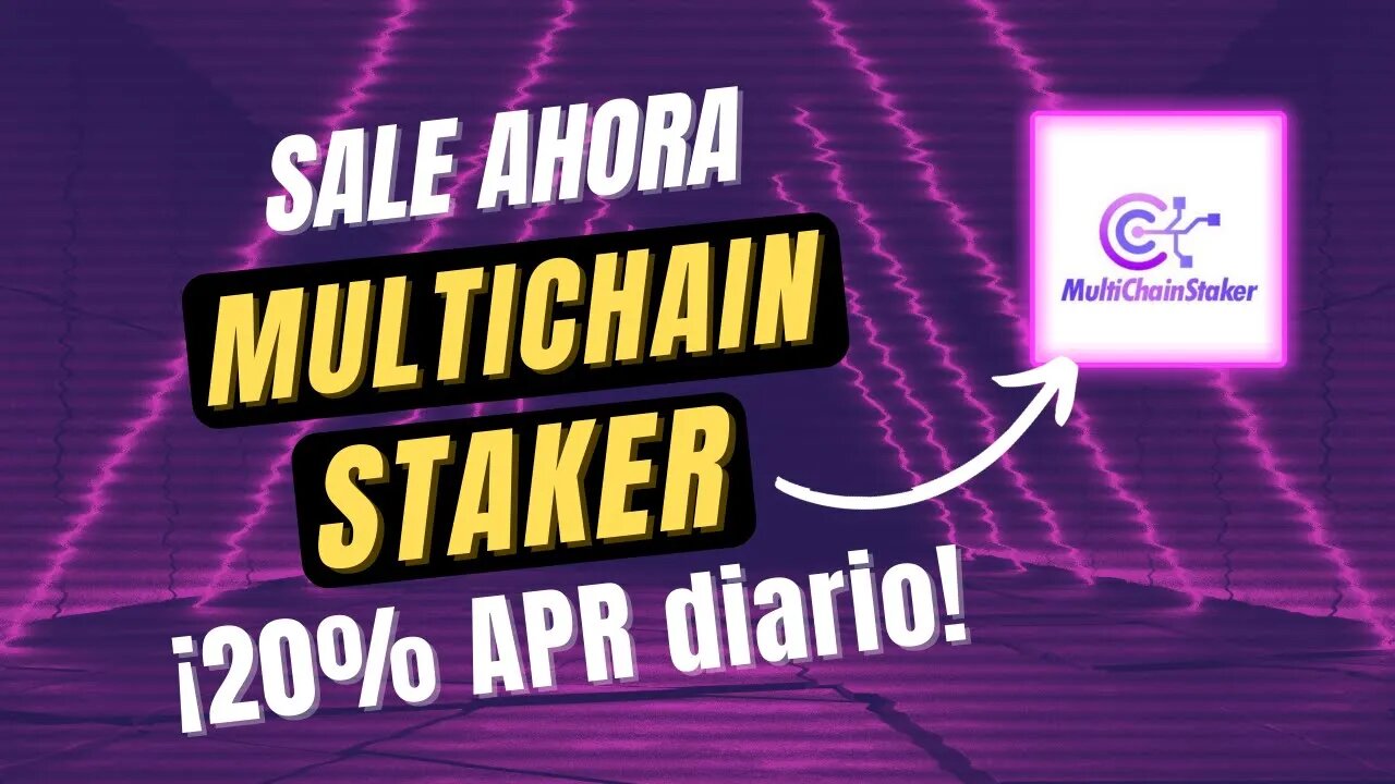 MULTICHAINSTAKER español 🤑🤑 gana 20% ROI diario con BNB