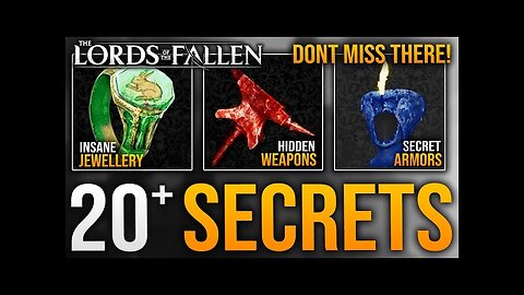 20+ Secret OP Weapons, Armors, Rings, Eyes, Key & Throwables in Lords Of The Fallen