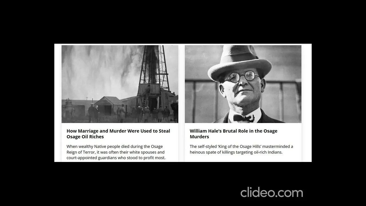 The Osage Indian Murders #osage #indian #murders