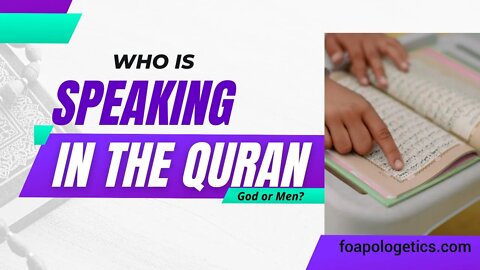 Who Is Speaking In The Quran?