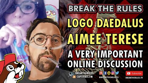Logo Daedalus X Aimee Terese - A Very Important Online Discussion
