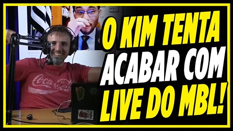 GUERRA: KIM TENTA DERRUBAR LIVE DO MBL! | Cortes do MBL