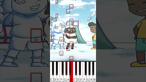 AMANDA SNOWMAN (@GH.S) AMANDA THE ADVENTURER ANIMATION - Octave Piano Tutorial
