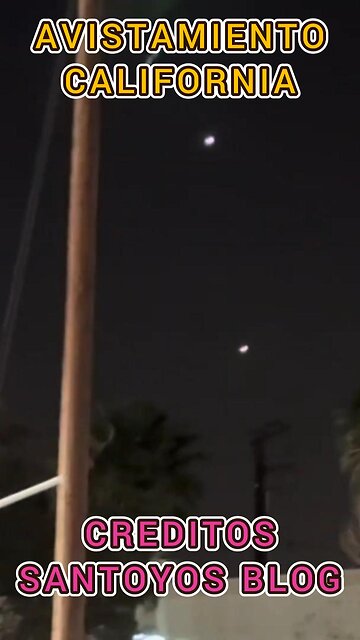Avistamiento en Fontana, California, Mayo 2024, créditos Santoyos Blog #california #ufo #ovnis #uap
