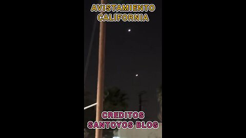 Avistamiento en Fontana, California, Mayo 2024, créditos Santoyos Blog #california #ufo #ovnis #uap