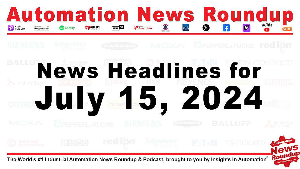 Automation News Roundup for Monday July 15, 2024