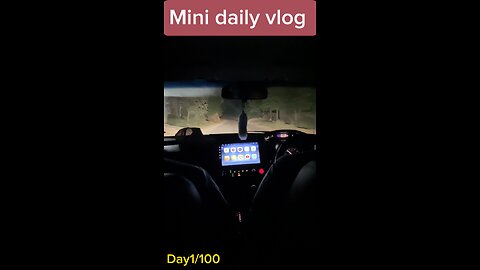 1st mini vlog day1/100